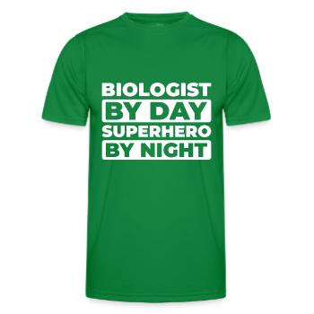 Biology Biologist - Men's Functional T-Shirt - kelly green - Front - AI Model Male 178 dark (178cm)