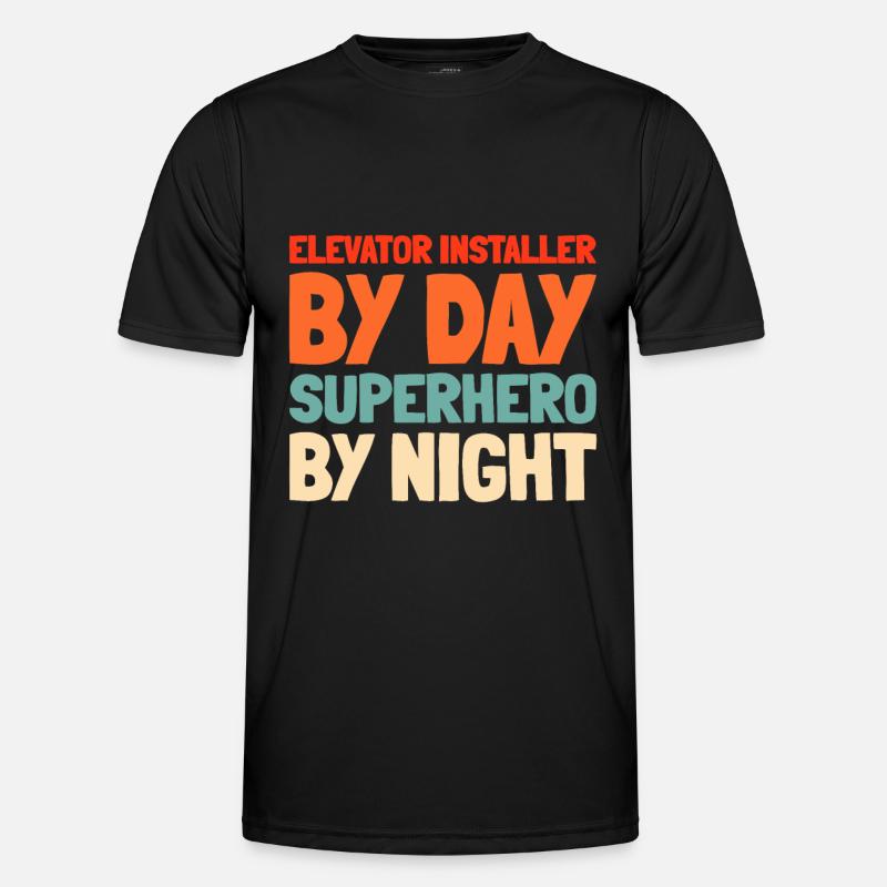 Elevator Installer Men's Functional T-Shirt