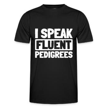 Éleveur - T-shirt sport Homme - noir - Devant - AI Model Male 178 dark (178cm)