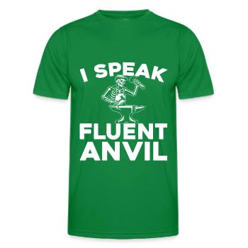 Blacksmith metalworker - Men's Functional T-Shirt - kelly green - Front - AI Model Male 178 dark (178cm)