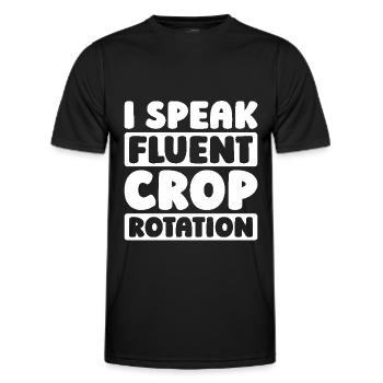 Farmer Farmer - Men's Functional T-Shirt - black - Front - AI Model Male 178 dark (178cm)