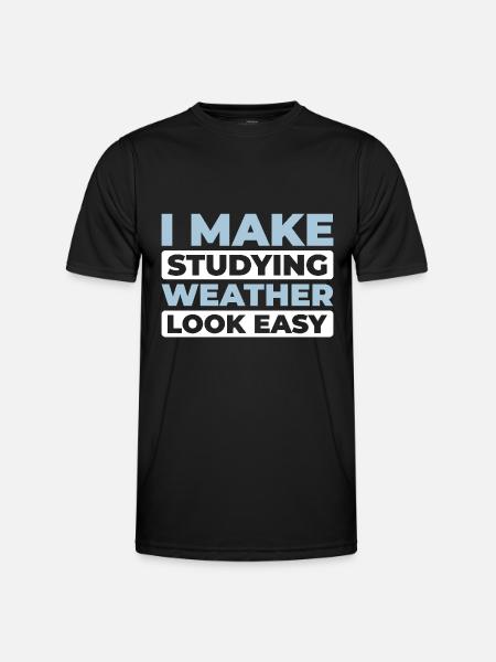 Climate Analyst - Men's Functional T-Shirt - black