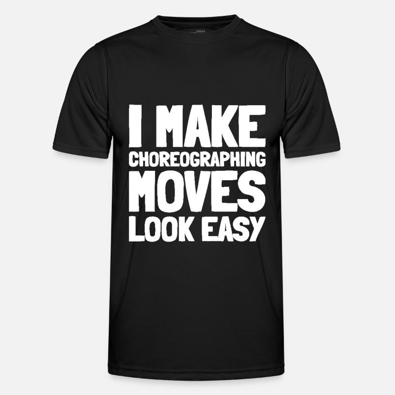 Choreograph - Männer Funktions-T-Shirt - Schwarz