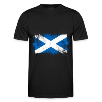 ecosse - T-shirt sport Homme - noir - Devant - AI Model Male 178 dark (178cm)