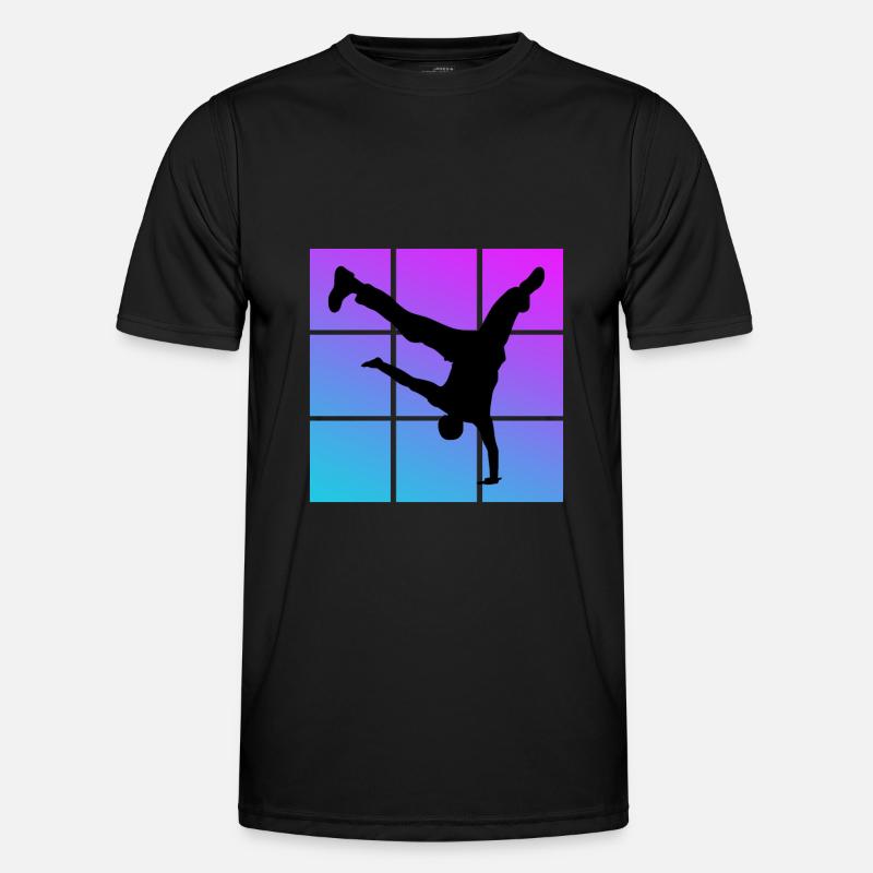Breakdance Männer Funktions-T-Shirt