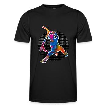 freestyle scooter - Men's Functional T-Shirt - black - Front - AI Model Male 178 dark (178cm)