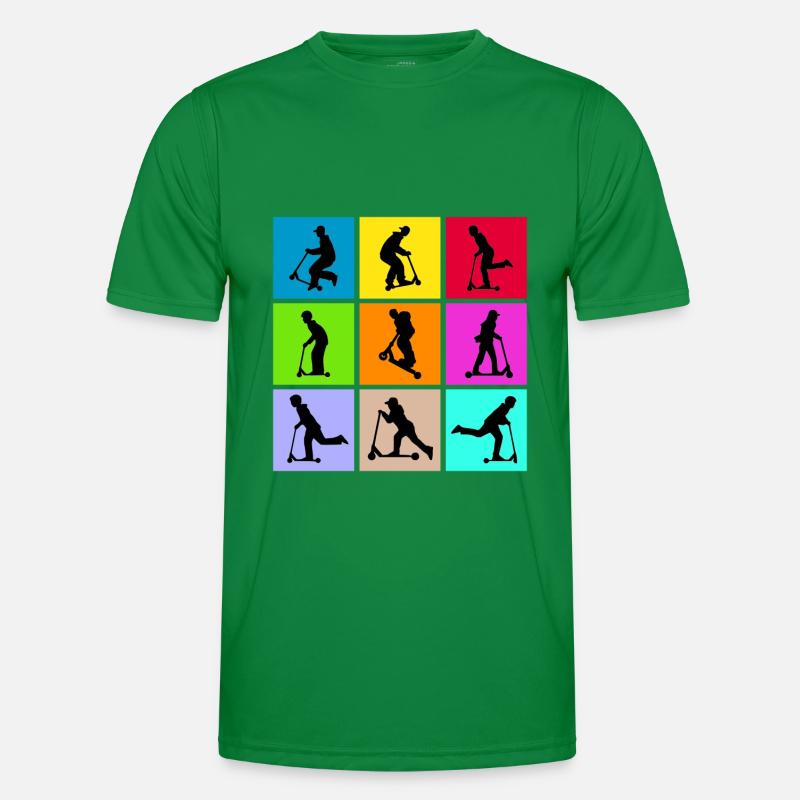 Freestyle-Roller Männer Funktions-T-Shirt