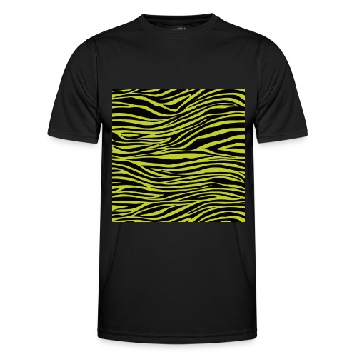 Zebra Print LIME - Camiseta funcional para hombres