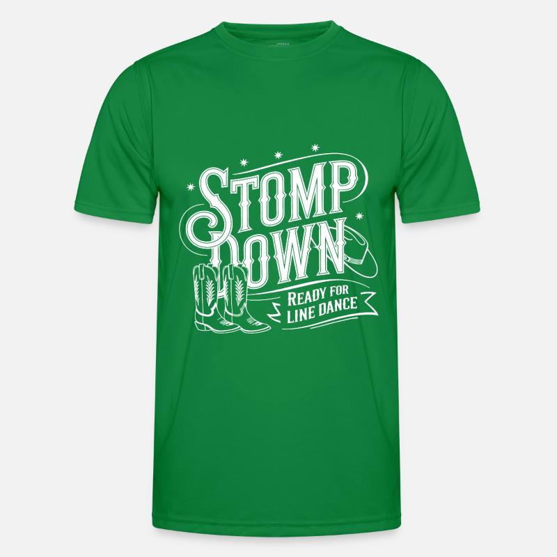 Ready for Line Dance Stomp Down Men's Functional T-Shirt