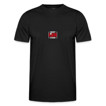 Coaching Football Father Coach Football Coach - Men's Functional T-Shirt - black - Front - AI Model Male 178 dark (178cm)