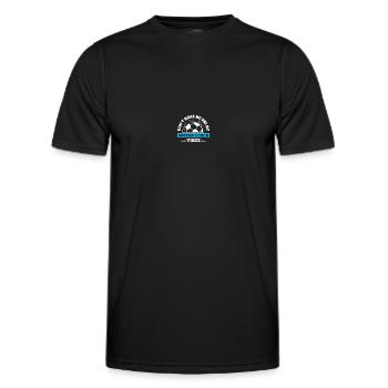 Coaching Football Father Coach Football Coach - Men's Functional T-Shirt - black - Front - AI Model Male 178 dark (178cm)