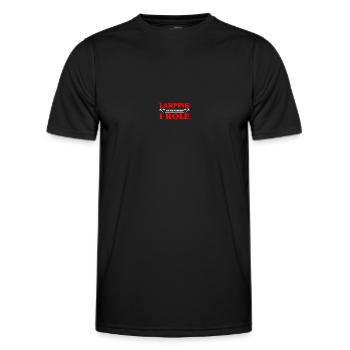 Jeux de rôle fantastiques Larp Larping - T-shirt sport Homme - noir - Devant - AI Model Male 178 dark (178cm)