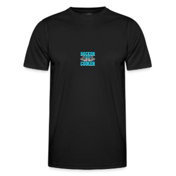 Coaching Football Father Coach Football Coach - Men's Functional T-Shirt - black - Front - AI Model Male 178 dark (178cm)