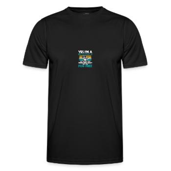 Videograf Filmemacher Filmregisseur Filmemachen - Männer Funktions-T-Shirt - Schwarz - Vorne - AI Model Male 178 dark (178cm)