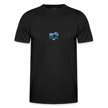 Seaworld Cetacean Orca Whale Watching - Men's Functional T-Shirt - black - Front - AI Model Male 178 dark (178cm)