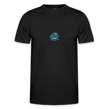 Computer Network Technology Network Engineer - Men's Functional T-Shirt - black - Front - AI Model Male 178 dark (178cm)