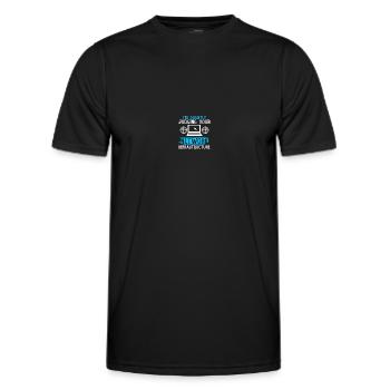 Computer Network Technology Network Engineer - Men's Functional T-Shirt - black - Front - AI Model Male 178 dark (178cm)