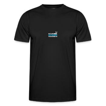 Computer Network Technology Network Engineer - Men's Functional T-Shirt - black - Front - AI Model Male 178 dark (178cm)
