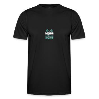 RC Car Track Slot Car Racing RC Racing - Männer Funktions-T-Shirt - Schwarz - Vorne - AI Model Male 178 dark (178cm)