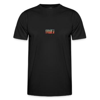 Bestatter Bestattungsunternehmer - Männer Funktions-T-Shirt - Schwarz - Vorne - AI Model Male 178 dark (178cm)