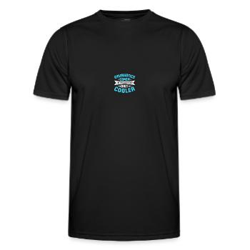 Gymnastics Trainer Gymnastics Trainer - Men's Functional T-Shirt - black - Front - AI Model Male 178 dark (178cm)