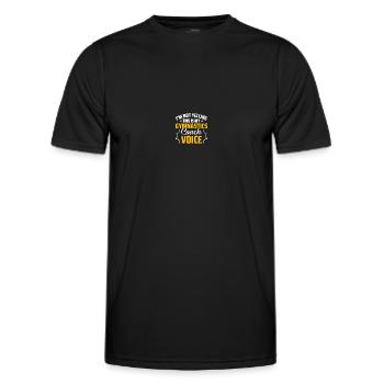 Gymnastics Trainer Gymnastics Trainer - Men's Functional T-Shirt - black - Front - AI Model Male 178 dark (178cm)