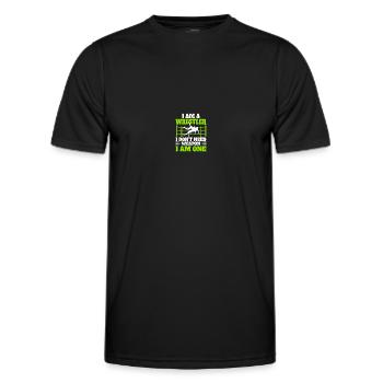 Lutteurs - T-shirt sport Homme - noir - Devant - AI Model Male 178 dark (178cm)