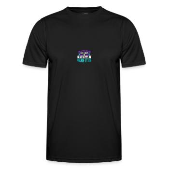 Sunflower Suicide Prevention Suicide Education - Men's Functional T-Shirt - black - Front - AI Model Male 178 dark (178cm)