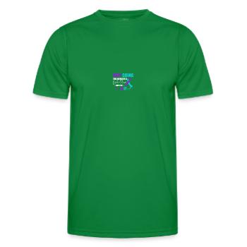 Sunflower Suicide Prevention Suicide Education - Men's Functional T-Shirt - kelly green - Front - AI Model Male 178 dark (178cm)