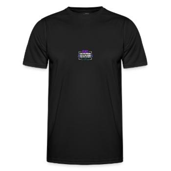 Sunflower Suicide Prevention Suicide Education - Men's Functional T-Shirt - black - Front - AI Model Male 178 dark (178cm)
