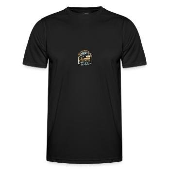 Tiefes Blech Marschieren Bariton Euphonium - Männer Funktions-T-Shirt - Schwarz - Vorne - AI Model Male 178 dark (178cm)