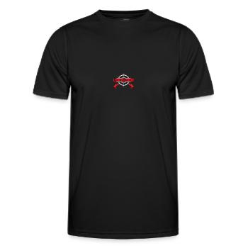 Lasertag Laser Tag - Men's Functional T-Shirt - black - Front - AI Model Male 178 dark (178cm)