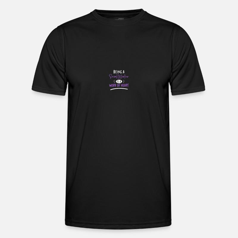 School Social Worker - Men's Functional T-Shirt - black