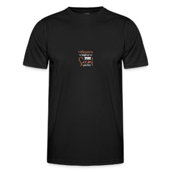 School Social Worker - Men's Functional T-Shirt - black - Front - AI Model Male 178 dark (178cm)