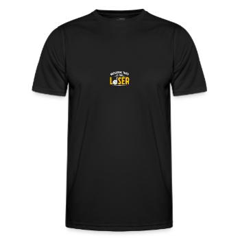 Flooring installation Flooring installers Contractors - Men's Functional T-Shirt - black - Front - AI Model Male 178 dark (178cm)