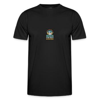 Hog Hunter Pig Hunt - Men's Functional T-Shirt - black - Front - AI Model Male 178 dark (178cm)