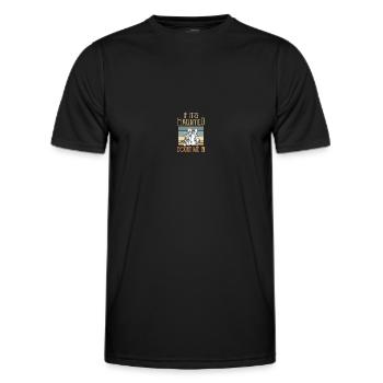 Paranormal Investigator Ghostbusters - T-shirt sport Homme - noir - Devant - AI Model Male 178 dark (178cm)