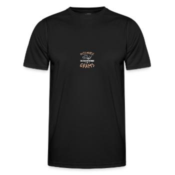 Soeur de l’USIN - T-shirt sport Homme - noir - Devant - AI Model Male 178 dark (178cm)