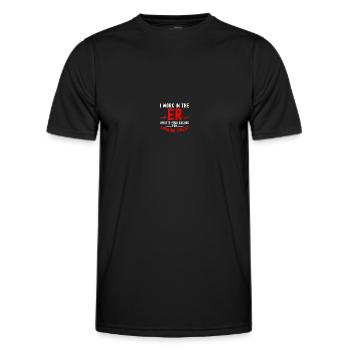 Emergency Department ER Nurse Emergency Department - Men's Functional T-Shirt - black - Front - AI Model Male 178 dark (178cm)