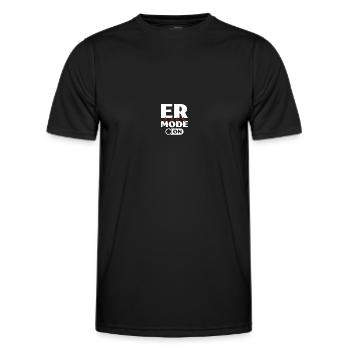 Emergency Department ER Nurse Emergency Department - Men's Functional T-Shirt - black - Front - AI Model Male 178 dark (178cm)