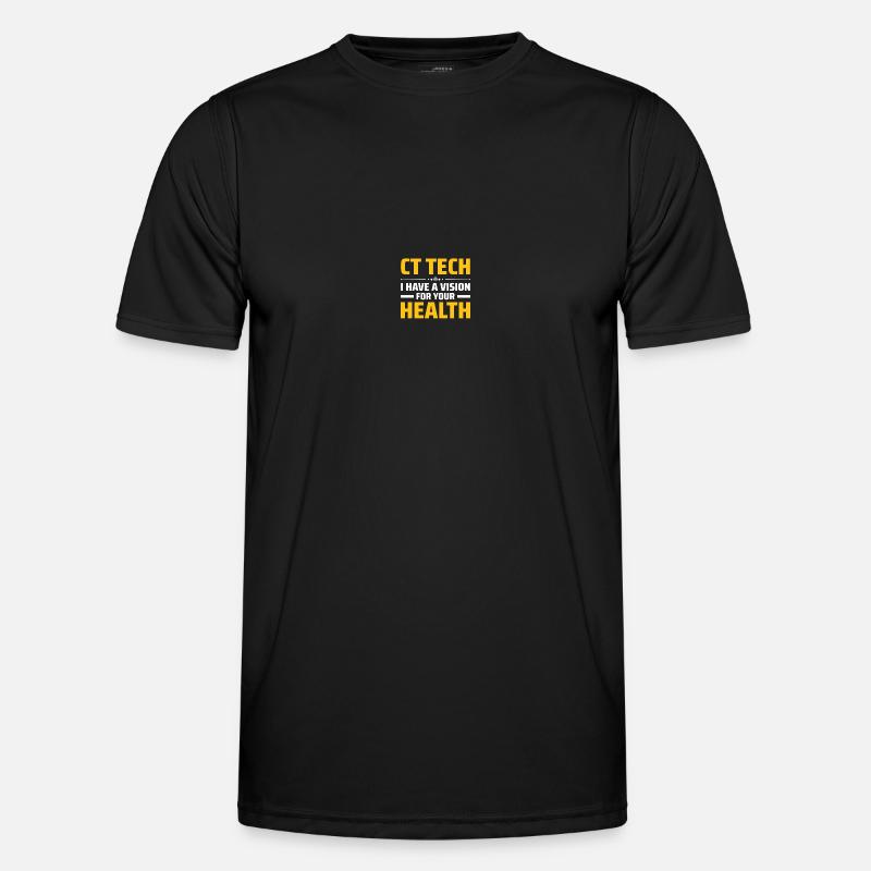 X-ray CT technician - Men's Functional T-Shirt - black