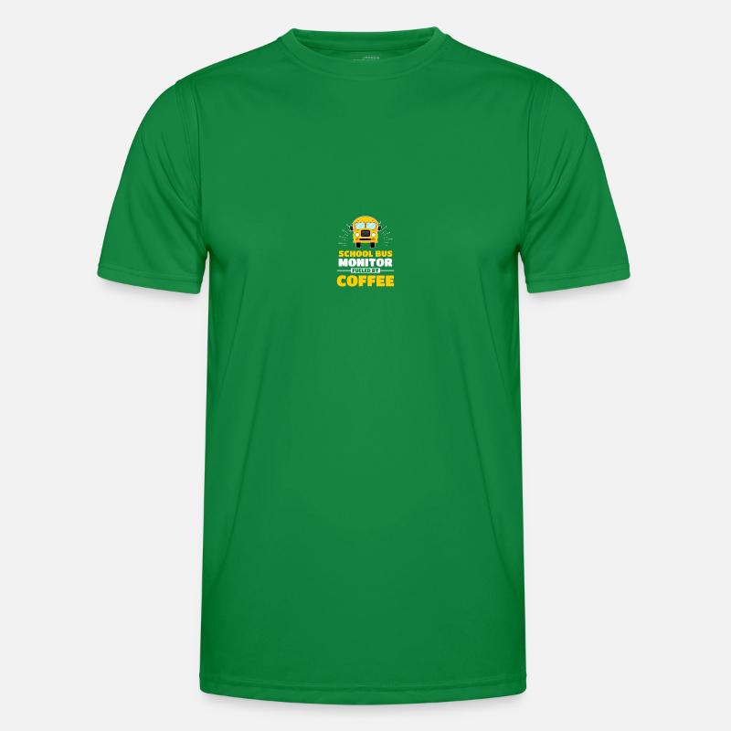 Skolebus skærm Funktionsshirt til herrer