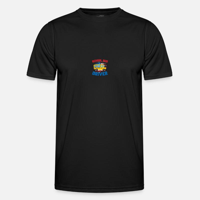 Busfahrer Schulbusfahrer Männer Funktions-T-Shirt