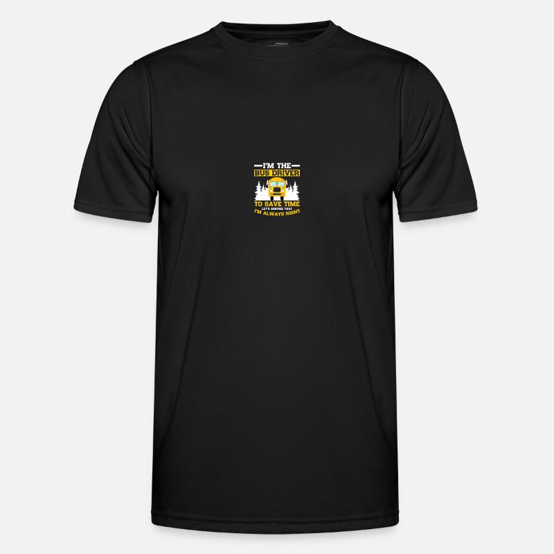 Busfahrer Schulbusfahrer Männer Funktions-T-Shirt