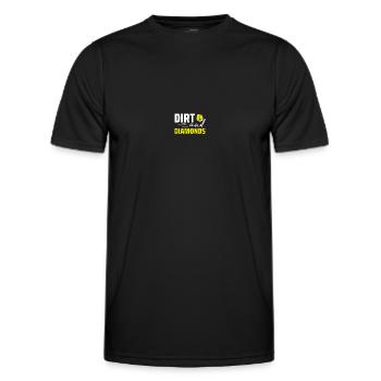 Baseball Softball Mama - Männer Funktions-T-Shirt - Schwarz - Vorne - AI Model Male 178 dark (178cm)