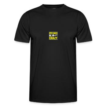 Baseball Softball Mama - Männer Funktions-T-Shirt - Schwarz - Vorne - AI Model Male 178 dark (178cm)