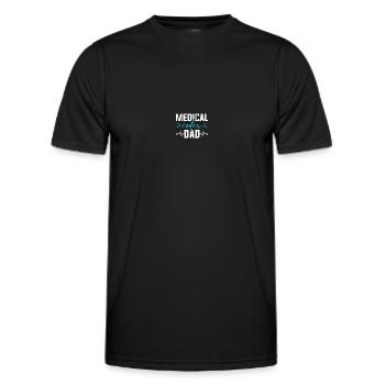 Medical Coding Medical Coders - Men's Functional T-Shirt - black - Front - AI Model Male 178 dark (178cm)