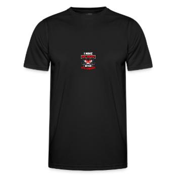 Shoe Collector Sneaker Collector Sneakerhead - Men's Functional T-Shirt - black - Front - AI Model Male 178 dark (178cm)