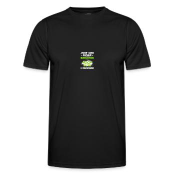 Shoe Collector Sneaker Collector Sneakerhead - Men's Functional T-Shirt - black - Front - AI Model Male 178 dark (178cm)