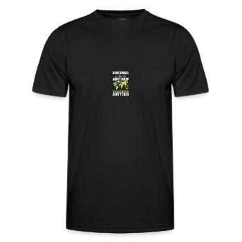Planificateur de vacances Agence de voyages Agence de voyages - T-shirt sport Homme - noir - Devant - AI Model Male 178 dark (178cm)